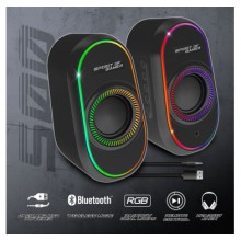 Haut-Parleurs Spirit of Gamer Fanatic 500 RGB 2.0 PC USB BLUETOOTH Black