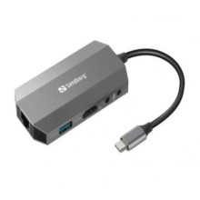 Sandberg Docking Station USB-C 6 in 1