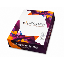 papier ARCHER A4 80g – 2500 Feuilles – Papier Multifonction
