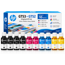 Pack HP GT53 + GT52 – 10 Bouteilles d’Encre HP