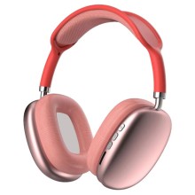 CASQUE SANS FIL P9 PLUS AVEC EMPLACEMENT CARTE MEMOIRE - ROUGE