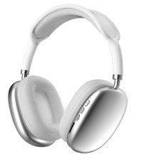 CASQUE SANS FIL P9 PLUS AVEC EMPLACEMENT CARTE MEMOIRE - GRIS