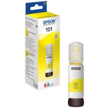 BOUTEILLE D'ENCRE ORIGINAL EPSON 101 - JAUNE (C13T03V44A)